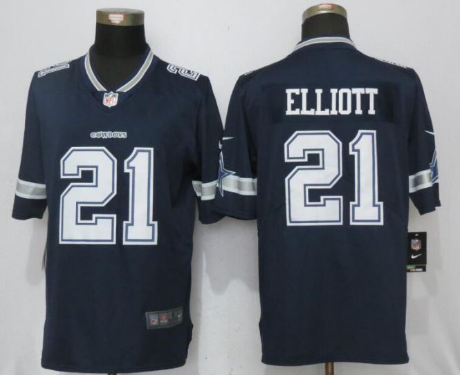 2017 NFL Nike Dallas cowboys 21 Elliott Blue 2017 Vapor Untouchable Limited Player